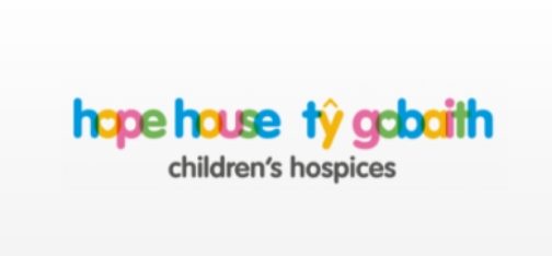 Hope house ty gobaith logo in coloured letters